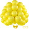 110pcs Yellow Balloons 12 Inch Latex Balloon for Yellow Birthday Decorations Wedding Christmas Gender Reveal Engagement Anniversary Princess Bridal Shower Baby Shower Decorations view 1