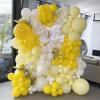 110pcs Yellow Balloons 12 Inch Latex Balloon for Yellow Birthday Decorations Wedding Christmas Gender Reveal Engagement Anniversary Princess Bridal Shower Baby Shower Decorations view 4