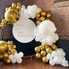 110pcs Gold Balloons 12 Inch Latex Balloon for Gold Birthday Decorations Wedding Christmas Gender Reveal Engagement Anniversary Princess Bridal Shower Baby Shower Decorations view 4
