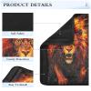 UMIRIKO Car Seat Belt Pad Covers Gold Flames Lion Safety Seatbelt Strap Shoulder Pads for Adults and Children Comfort Universal 2 Pack M 20848579 view 3