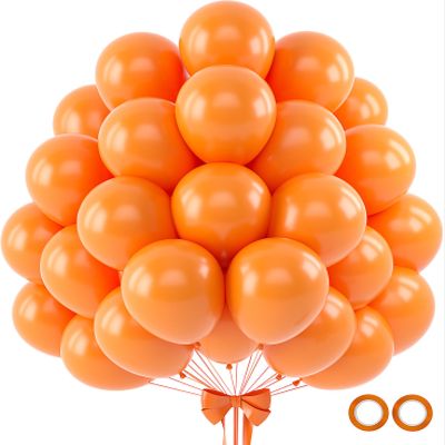 110pcs Orange Balloons 12 Inch Latex Balloon Arch Kit for Birthday Baby Shower Anniversary Graduation Wedding Party Decorations
