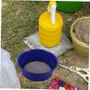 Gogogmee Round Iron Soil Sieve Set Garden Sifter for Weeding Outdoor Sieve Strainer view 4