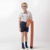 6pcs Kids Old Man Costume 100 Day of School Grandpa Costume for Boys 1920s Old Man Outfit Halloween Costume Dress Up Set Including Bow Tie Cane Beard Eyebrow Suspenders Glasses for Kids Boy Halloween view 4
