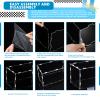 DoubleFill 1 Pcs Clear Acrylic Display Case for 1: 24 Model Car Requires Installation Acrylic Display Box with Black Base Model Storage Case Stands for Toy Car Collectibles view 4