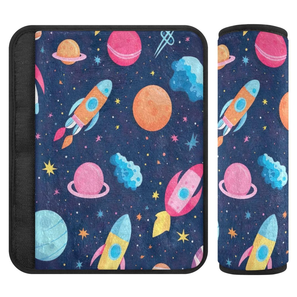 UMIRIKO Car Seat Belt Pad Covers Rocket Planet Space Safety Seatbelt Strap Shoulder Pads for Adults and Children Comfort Universal 2 Pack M 20849385