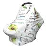 Personalized Baby Car Seat Cover Infant Carseat Canopy, Custom Ladybug Carrier Covers, Summer Stroller Canopy, Mom Nursing Breastfeeding Cover view 1
