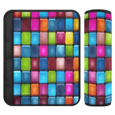 UMIRIKO Car Seat Belt Pad Covers Color Rainbow Safety Seatbelt Strap Shoulder Pads for Adults and Children Comfort Universal 2 Pack M 20848935