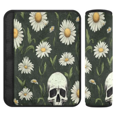 UMIRIKO Car Seat Belt Pad Covers Floral Skull Daisy Safety Seatbelt Strap Shoulder Pads for Adults and Children Comfort Universal 2 Pack M 20848941