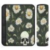 UMIRIKO Car Seat Belt Pad Covers Floral Skull Daisy Safety Seatbelt Strap Shoulder Pads for Adults and Children Comfort Universal 2 Pack M 20848941 view 1