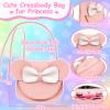 Oisacirg Play Purse for Little Girls, 23PCS Toddler Purse with Pretend Makeup for Kids, Princess Toys Includes Crossbody Bag, Phone, Wallet, Keys, Kids Toy Purse Birthday Gift Toys for Girls 3 4 5 6+ view 2