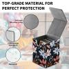 AIRWEE Card Deck Box for MTG Trading Cards, Magic Card Box Can Hold 110+ Single Sleeved Cards, Waterproof PU Leather Material, Strong Magnetic Buckle Card Set Box Suitable for TCG CCG, Blossom view 2