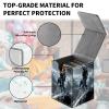 Card Deck Box for MTG Trading Cards, Magic Card Box Can Hold 110+ Single Sleeved Cards, Waterproof PU Leather Material, Strong Magnetic Buckle Card Set Box Suitable for TCG CCG, Doomsday Warrior view 2