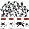 120 Packs of 4 Types Spider,Plastic Spiders,Fake Bugs Fake Spiders,Realistic Spider Prank view 2