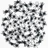 120 Packs of 4 Types Spider,Plastic Spiders,Fake Bugs Fake Spiders,Realistic Spider Prank view 3