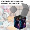 AIRWEE Card Deck Box for MTG Trading Cards, Magic Card Box Can Hold 110+ Single Sleeved Cards, Waterproof PU Leather Material, Strong Magnetic Buckle Card Set Box Suitable for TCG CCG, Shepherd Dog view 2