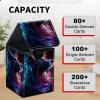 AIRWEE Card Deck Box for MTG Trading Cards, Magic Card Box Can Hold 110+ Single Sleeved Cards, Waterproof PU Leather Material, Strong Magnetic Buckle Card Set Box Suitable for TCG CCG, Shepherd Dog view 4