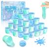 36 Pack Frozen Slime Party Favors for Kids Winter Snowflake Slime Putty Toys Christmas Easter Birthday Goodie Bag Stuffer Classroom Reward for Girls Boys Stretchy Non-Sticky Stress Relief view 1