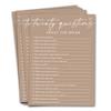 Wybgno Bridal Shower Games Cards, Twenty Questions about The Bride, Engagement Party Wedding Games for 25 Guests, Minimalist Brown Wedding Party Supplies view 1