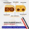 2 Pairs XT60 Plug Male & Female Connector with 12 AWG 100mm. Silicone Wire for RC Lipo Battery FPV Drone Lithium (4 Pcs) - Ledvillage view 3
