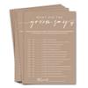 Wybgno Bridal Shower Games Cards, What Did The Groom Say, Bridal Shower Games 25 Guests, Engagement Party Wedding Games for Guests, Minimalist Brown Wedding Party Supplies - D12 view 1