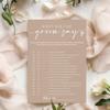 Wybgno Bridal Shower Games Cards, What Did The Groom Say, Bridal Shower Games 25 Guests, Engagement Party Wedding Games for Guests, Minimalist Brown Wedding Party Supplies - D12 view 3