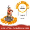 Byhoo Metal DND Condition Rings 112 PCS in 28 Markers, DND Miniatures Status Effect Rings with Storage Box, Excellent Gift for Dungeon and Dragons and TTRPG Fans view 2