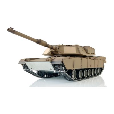 wheelfun Refitted Henglong Factory 3918 M1A2 Abrams Metal Chassis Plastic Hull RTR RCtank for Hobby BB Shooting Airsoft Tank That Shoot