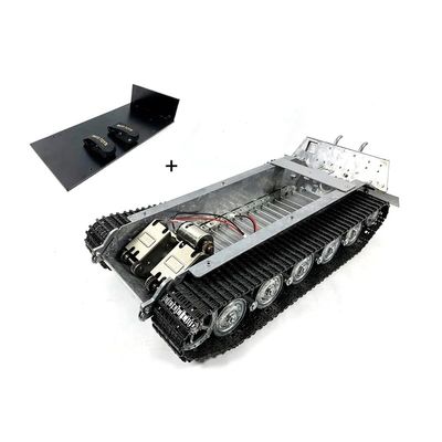 wheelfun Mato 1/16 RC Metal Chassis King Tiger Tracks Sprocket Idlers Road Wheels Gearbox for Hobby