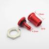 RC Boat Filler Plug Aluminum Fuel Filler Pipe Tube Stopper Dot Line Plug Oil Connector Tank Lid Parts for Nitro Gas RC Boat Car Airplane(Red) view 3