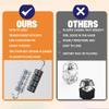 2 Pcs Keyboard Fidget Toy for Adults Fidget Clicker Decompression Fidget Keychain Stress Relief Presents for Adult to Relief Stress Pass The TimeBlack and White view 4