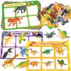 Coogam Sorting Toys for Toddles, Animals Figures Dinosaurs Birds Insects Cognition Matching Game Playset, Fine Motor Learning Activities Educational Toy Gift for 3 4 5 Year Old Kid view 1