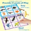 Coogam Sorting Toys for Toddles, Animals Figures Dinosaurs Birds Insects Cognition Matching Game Playset, Fine Motor Learning Activities Educational Toy Gift for 3 4 5 Year Old Kid view 2