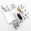 RC Boat Rudder Steering 4mm Flexible Drive Cable Shaft Strut + 75mm Steering Rudder + 48mm Copper Propeller Kit for RC E Boat Mono Boat view 3