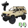 GoolRC RC Truck, WPL C54 RC Crawler 1/16 Scale Remote Control Car, 4WD All Terrain Off Road RC Rock Crawler, 2.4GHz RC Climbing Car with LED Lights and 2 Batteries for Adults (Yellow) view 1
