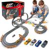 Slot Car Race Track Sets, Race Car with 4 High Speed Cars, Race Tracks for Kids Ages 4-8, Electric Slot Car Race Track Sets, Remote Control Car, Gifts Toys for Boys - 330' Raceway view 1