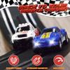 Slot Car Race Track Sets, Race Car with 4 High Speed Cars, Race Tracks for Kids Ages 4-8, Electric Slot Car Race Track Sets, Remote Control Car, Gifts Toys for Boys - 330' Raceway view 4