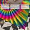 UERWOWELL Soft Nursery Area Rug Rainbow Vortex Texture Machine Washable Carpet Mat 2'3"" x 4' - Non Skid Soundproof Study Room Floor Mat with Rubber Backing view 3