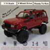 GoolRC RC Truck, WPL C54 RC Crawler 1/16 Scale Remote Control Car, 4WD All Terrain Off Road RC Rock Crawler, 2.4GHz RC Climbing Car with LED Lights and 2 Batteries for Adults (Red) view 2