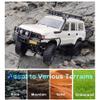 GoolRC RC Truck, WPL C54-1 RC Crawler 1/16 Scale Remote Control Car, 4WD All Terrain Off Road RC Rock Crawler, 2.4GHz RC Climbing Car with LED Lights and 2 Batteries for Adults (Yellow) view 3