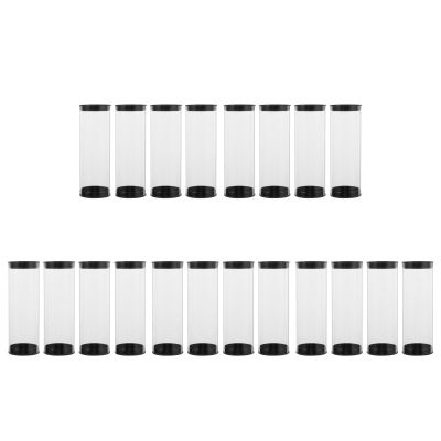 20pcs Golf Ball Storage Tubes Plastic Container with Caps for Easy Organization and Display Anti-Scratch Design for Home and Shop Use