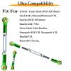 Stainless Steel Adjustable Turnbuckles/Camber Links with Rod Ends Set for 1/10 Traxxas Slash 4X4/2WD, Rustler 4X4/2WD, Stampede 4X4/2WD, Hoss 4X4,Bandit/VXL RC Car Hops Up Parts(Green) view 2