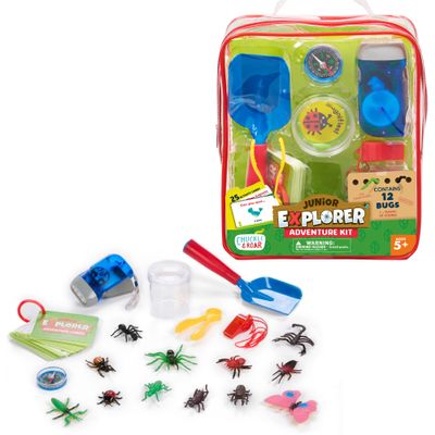 Chuckle & Roar - Junior Explorer Adventure Kit - Explore and Learn Insect Fun - Great for Young Learners - 19 Piece Kit - Indoor/Outdoor - Ages 5 and Up