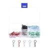 DMiotech 100Pcs Body Clips Pins with Pull Tabs, Mixed Color Universal RC Cars Parts Shell Replacement Parts for 1/8 1/10 1/12 Scale RC Car view 1