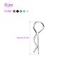 DMiotech 100Pcs Body Clips Pins with Pull Tabs, Mixed Color Universal RC Cars Parts Shell Replacement Parts for 1/8 1/10 1/12 Scale RC Car view 4