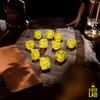 Luck Lab 10 Piece 19 mm Dice Pack - Acrylic and Translucent D6 Dice, Square w/Rounded Edge for Casino, Craps, RPG MTG DND Dice Table Games and Board Games (Yellow) view 4