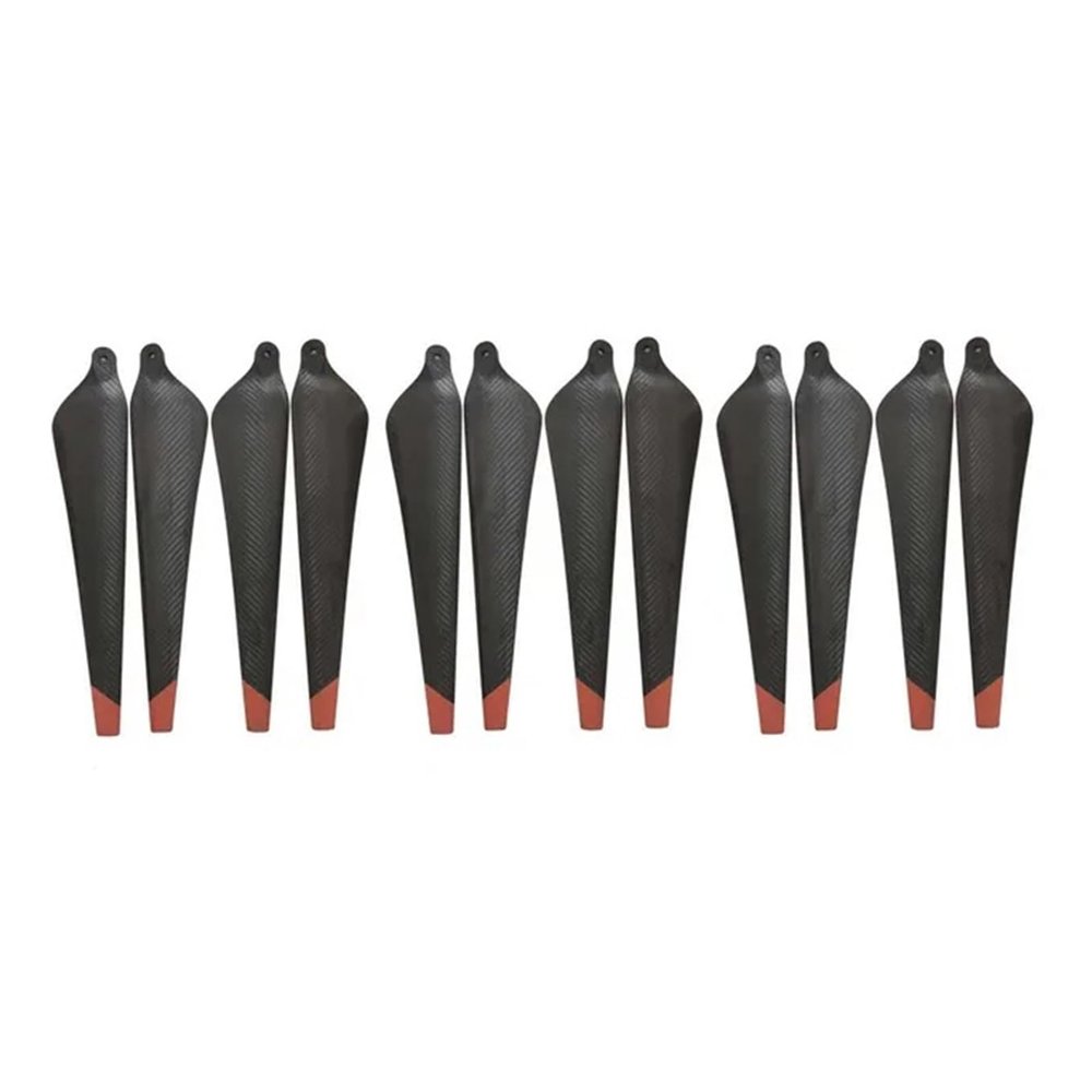 JLPOCRBJ 3820S Carbon Fiber Nylon Plastic Mix Paddle Folding Propeller for D-JI T30 CW/CCW Agriculture Plant Drone Accessories(Carbon Fiber A-3)