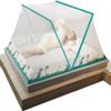 RhLLvJ Mosquito Net Bed Canopy Breathable Dustproof Portable Foldable Bottomless Mosquito Flip Mosquito(Green,60 * 130cm) view 1