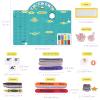 CHEFAN Alphabets Letters and Numbers Felt Board Pieces, 36 * 27 inches, Toddlers ABC Learning Toys, Uppercase Lowercase, Classroom Educational Learning Play Kit Wall Hanging Gift for 3 Years + view 2
