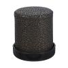 Abaodam Mini Dice Cup with 6 Sided Dices PU Leather Dice Cup with Lid and 6 Dices Shaker Dice Game Miniature Shaker Cup Anti-cheating Dice Box, 9.50X9.00X9.00CM, Black, P17FN4814CF view 1
