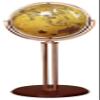 NTIYOU Geographic Globes Floor Stand Educational World Globe with Round Wooden Base Globe for Home Decor World Globe 16.5 Inch Office Decor Globe Studio(A) view 1